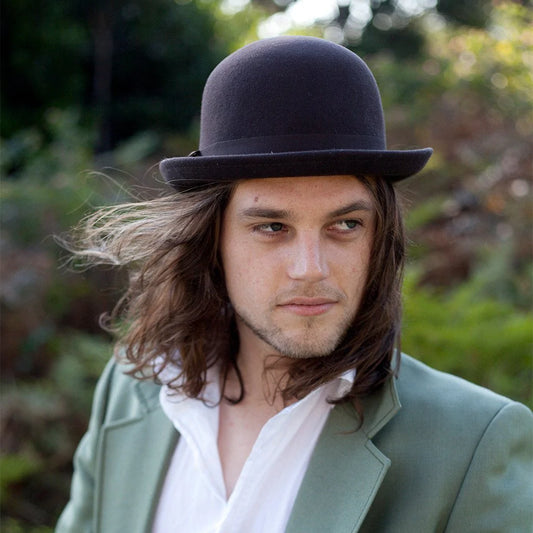Conner Hats - Bowler Australian Wool Hat in Black