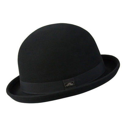 Conner Hats - Bowler Australian Wool Hat in Black