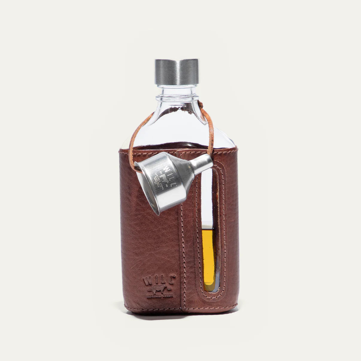 Will Leather - Glass Leather Flask 200 ml