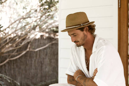 Avondale Straw Fedora Hat