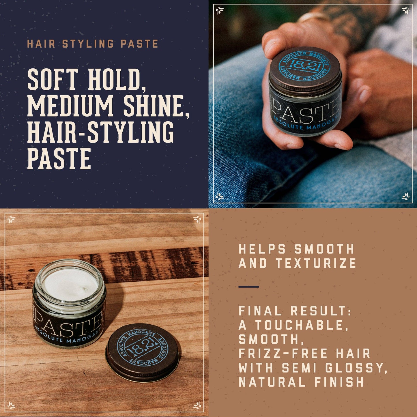 Hair Styling Paste- Absolute Mahogany