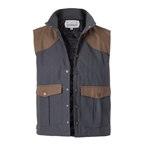 Fieldstone - The Dutton Vest in Grey/Tan