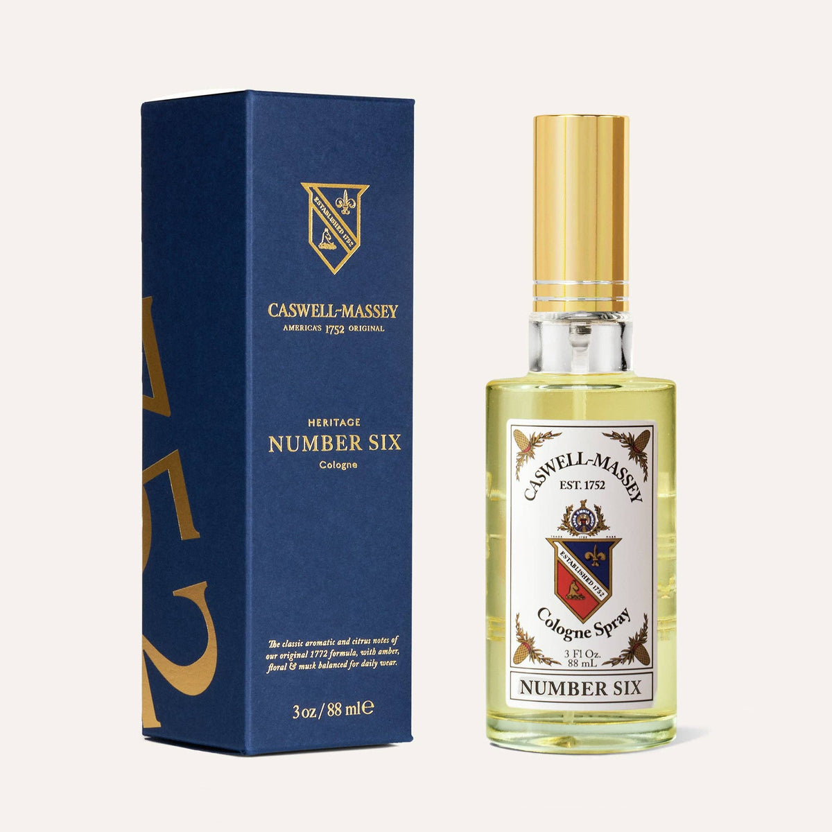 Number Six Cologne, Citrus, Clove, Lavender, 88mL