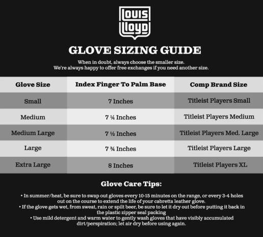 Louis Lloyd - Classic Badge Left-Hand Golf Gloves for Right-Handed Golfers