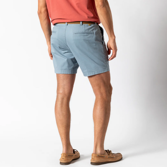 Duck Head - 7 in Gold School Chino Shorts River Blue