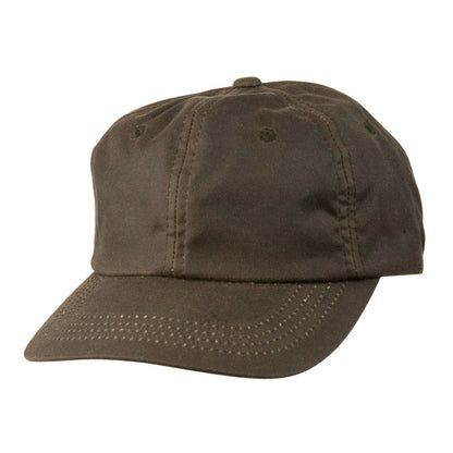 Conner Hats Men's Kentucky Waterproof Oiled Cotton Cap, Brown