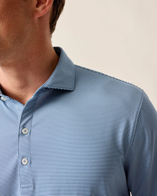 Performance Jersey Polos - Lyndonn Stripe