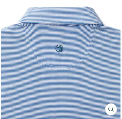 Duck Head - SS Long Drive Performance Polo Lake Blue