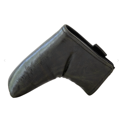 Louis Lloyd Dark Grey Leather Blade Putter Cover
