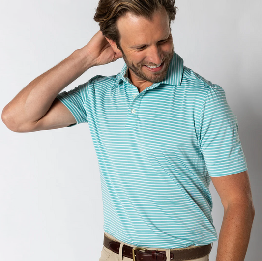 Duck Head - SS Long Drive Performance Marine Blue
