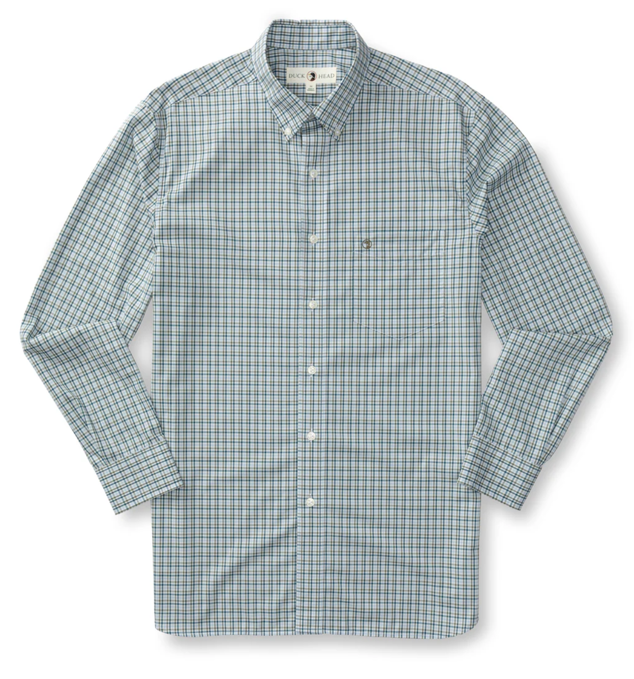 Duck Head - LS Performance Poplin Sport Shirt Benton Plaid