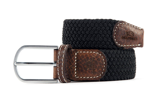 BILLYBELT - Black Licorice Elastic Braided Belt
