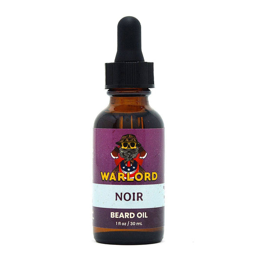 Warlord - Men's Grooming Essentials | Veteran Owned - Noir Beard Oil: 1 oz.
