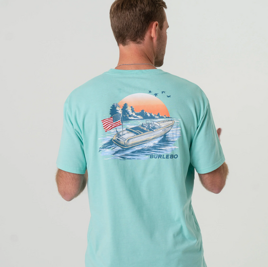 Burlebo - Short Sleeve Lake Weekend Island Reef