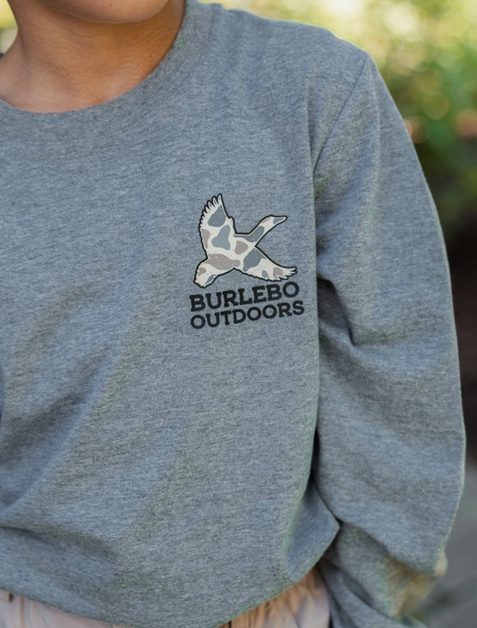 Burlebo - Youth Tee Camo Hunting Dog