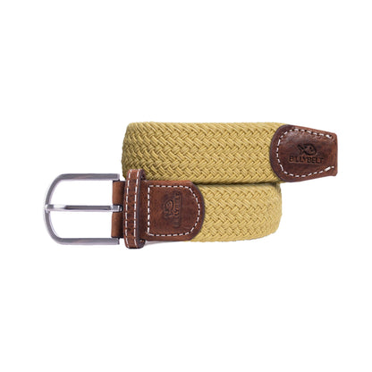 BILLYBELT - Curry Yellow Elastic Braided Belt