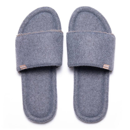 Feelgoodz - Men's Meridian Soft Slides: Large (9.5-11), Moon