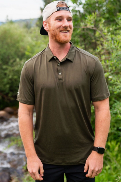 Burlebo - Performance Polo in Mallard Green