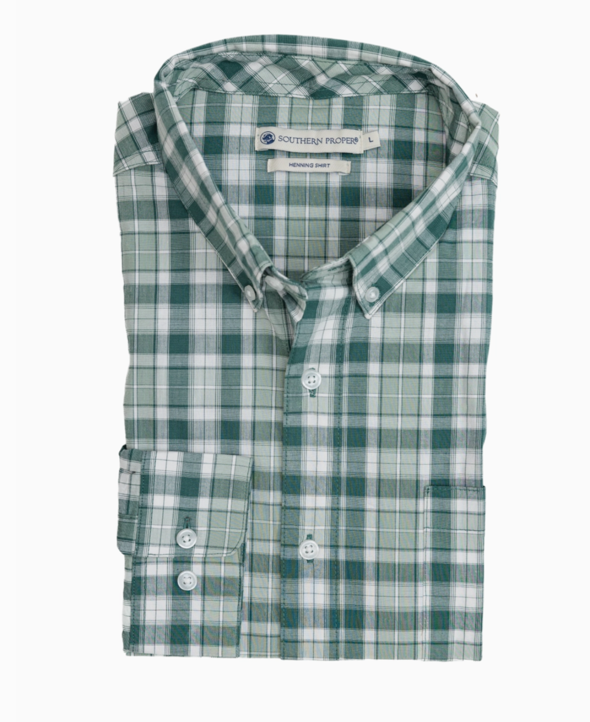 Southern Proper - Henning Shirt: Sage