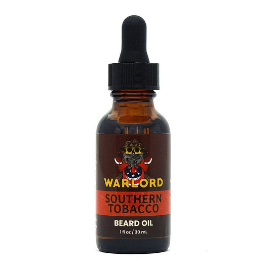 Warlord - Men's Grooming Essentials | Veteran Owned - Southern Tobacco Beard Oil: 1 oz.