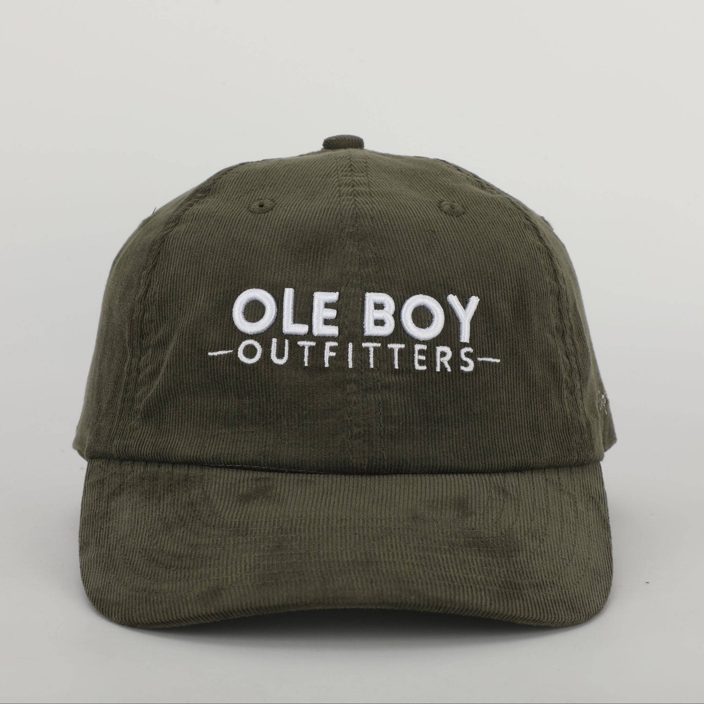 Ole Boy Outfitters - OLE BOY Classic Logo Corduroy Dad Hat - Green