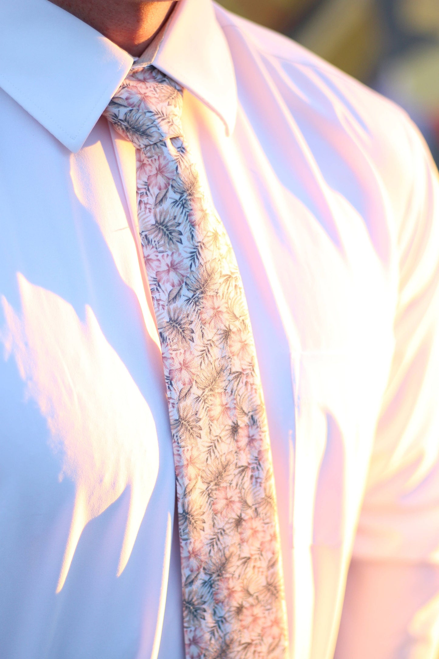 Tough Apparel - Mahalo - Tropical Hibiscus Tie: 3.25" Standard Tie
