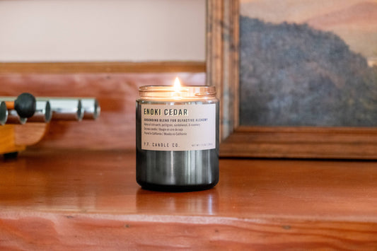 P.F. Candle Co. - Enoki Cedar 7.2 oz. Alchemy Soy Candle