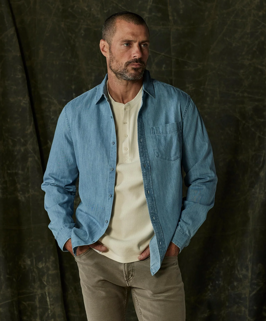 The Normal Brand - Cotton Denim LS Button Up