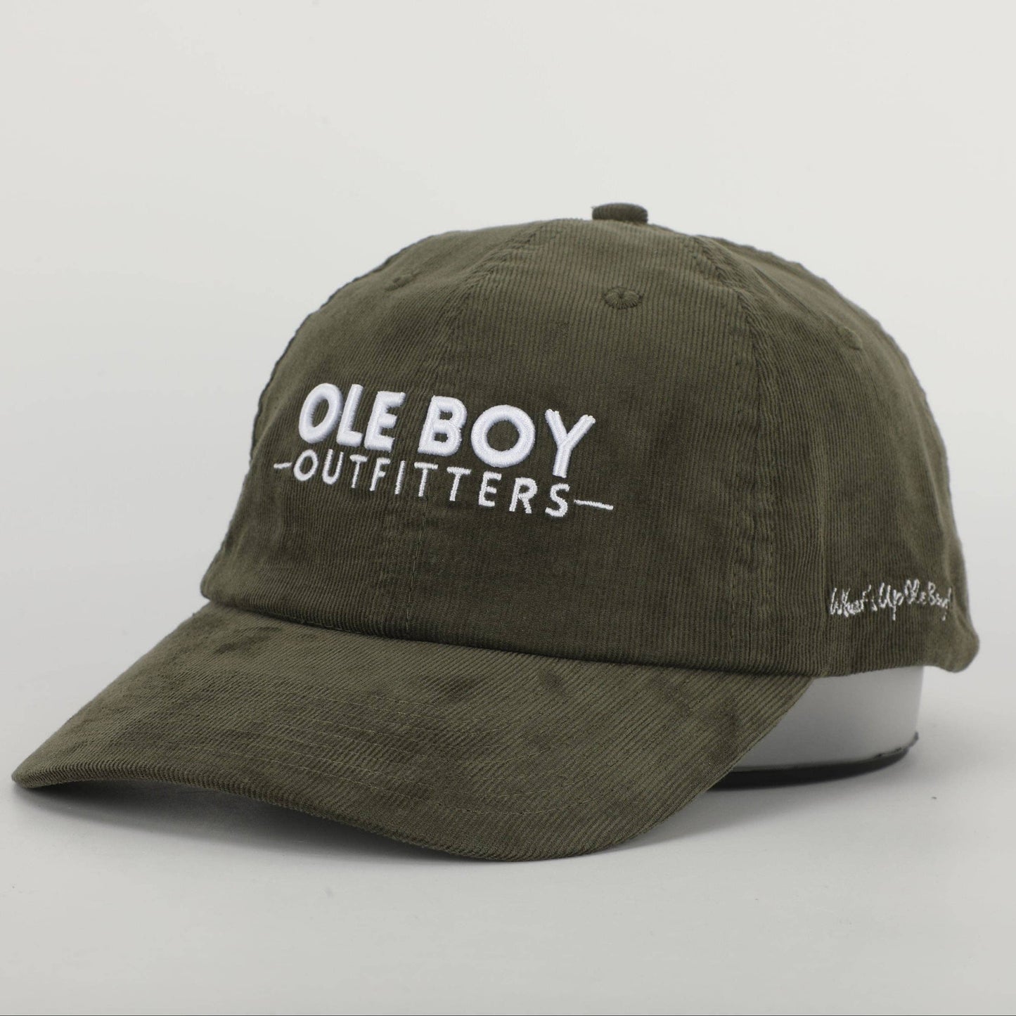Ole Boy Outfitters - OLE BOY Classic Logo Corduroy Dad Hat - Green