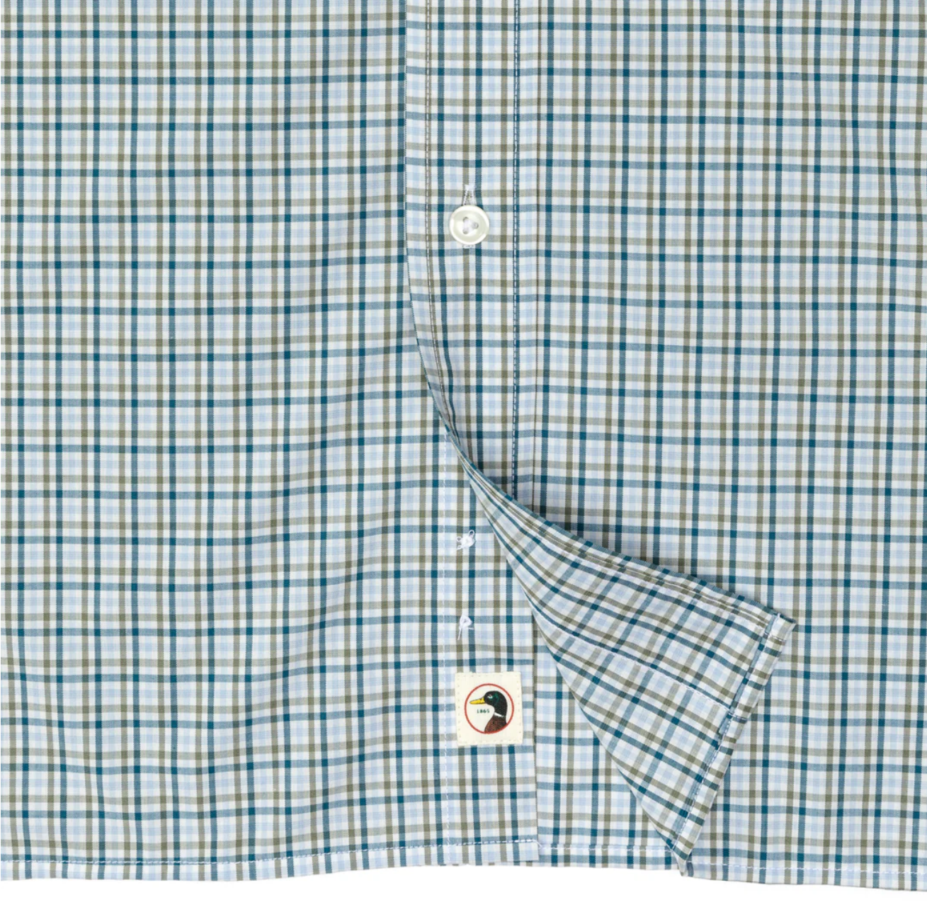 Duck Head - LS Performance Poplin Sport Shirt Benton Plaid