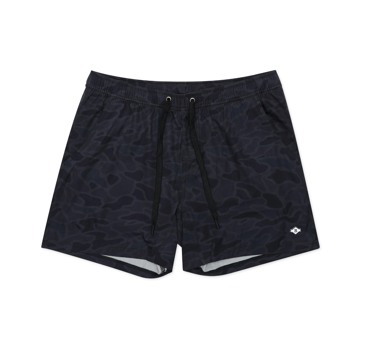 Burlebo - 7" Athletic Shorts Black Camo Black Liner
