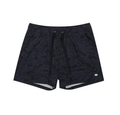 Burlebo - 7" Athletic Shorts Black Camo Black Liner