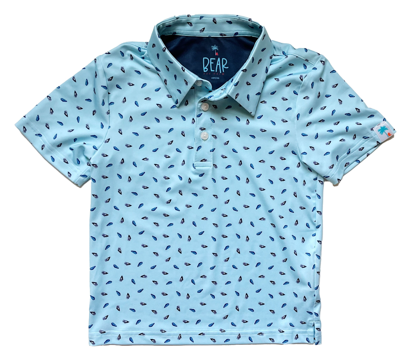 Bear and Palm - Youth Oyster Golf Polo