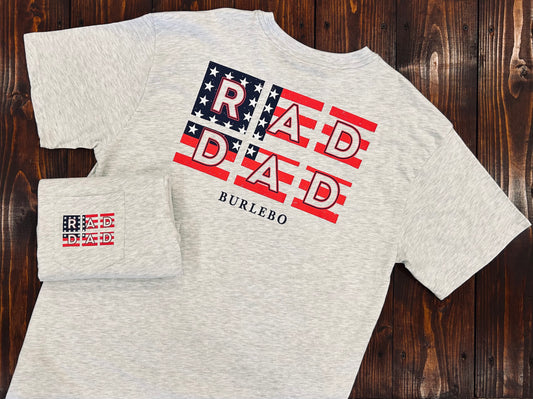 Burlebo - Rad American Dad Heather Ash Grey