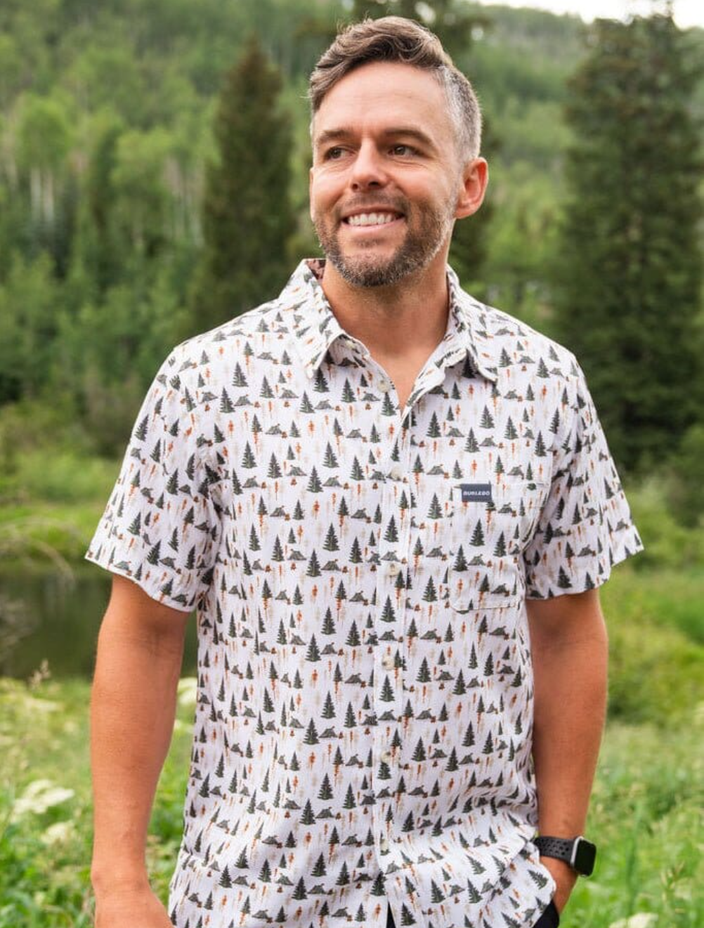Burlebo - Camp Ground Performance Button Up