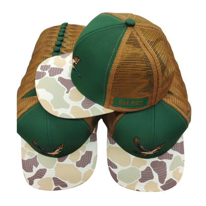 Ole Boy Outfitters - OLE BOY Flying Mallard Camo Trucker Hat