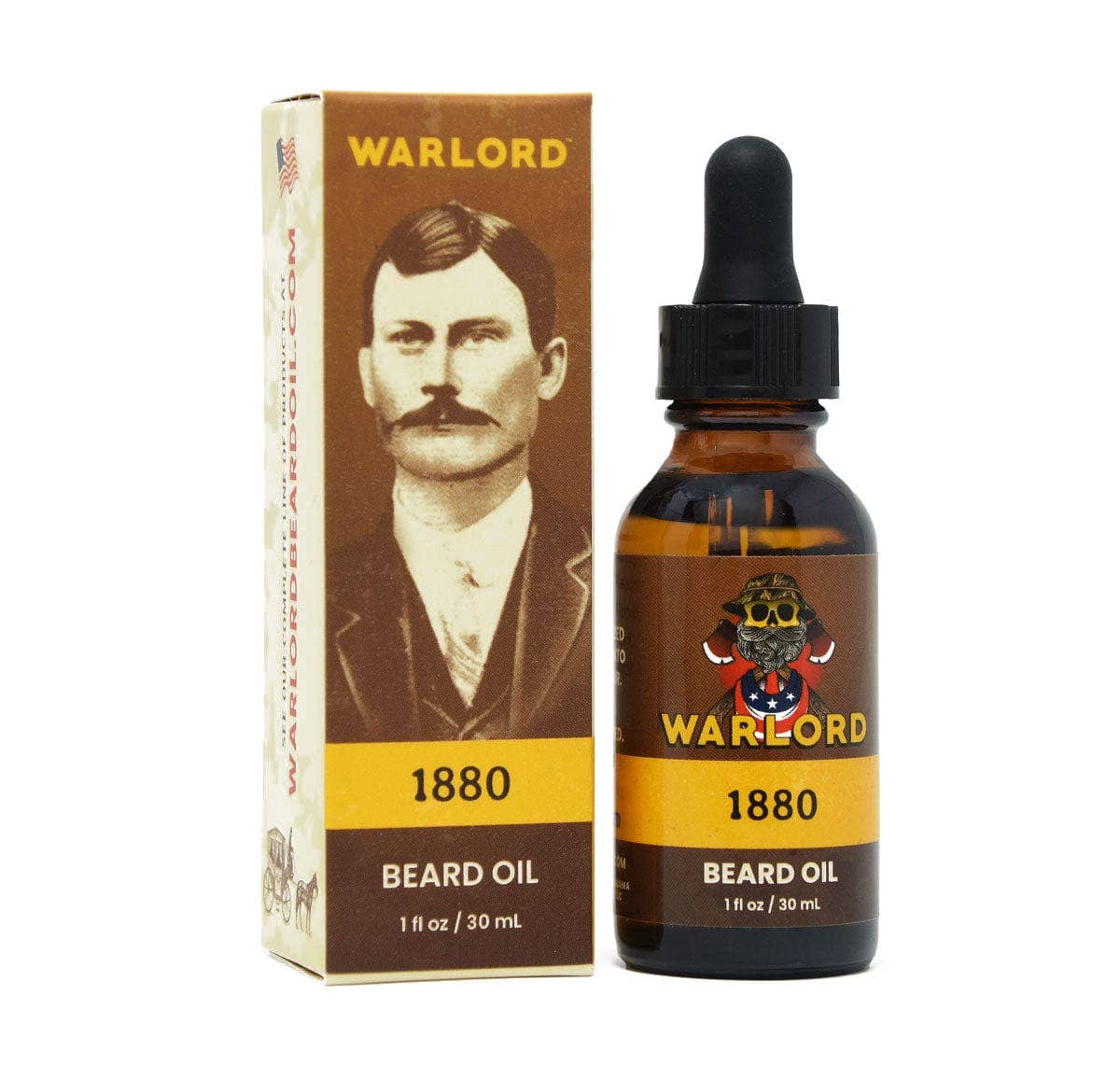 Warlord - Men's Grooming Essentials | Veteran Owned - 1880 Beard Oil
