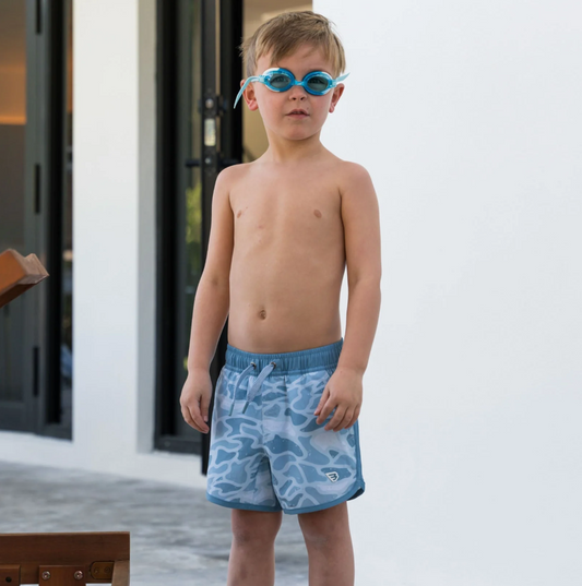 Burlebo - Youth Swim Trunks Seaside Camo