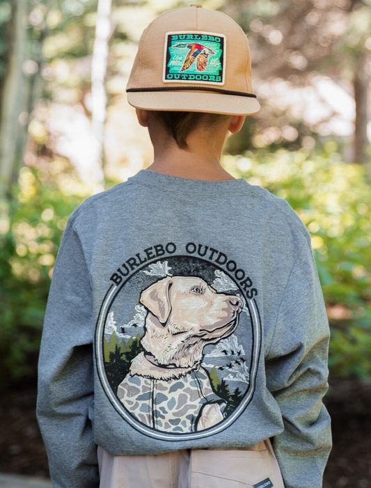 Burlebo - Youth Tee Camo Hunting Dog