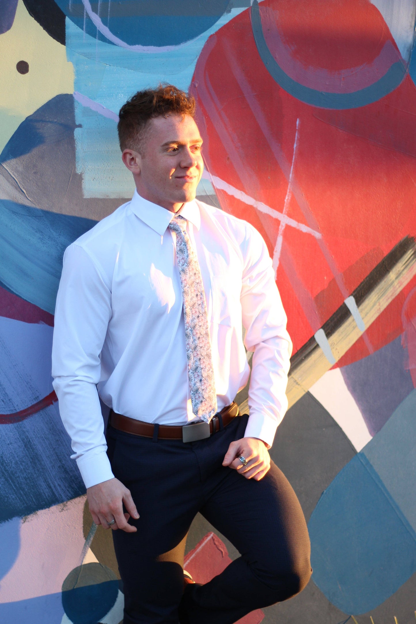 Tough Apparel - Mahalo - Tropical Hibiscus Tie: 3.25" Standard Tie