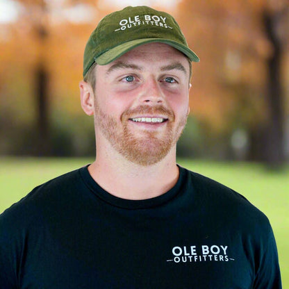 Ole Boy Outfitters - OLE BOY Classic Logo Corduroy Dad Hat - Green