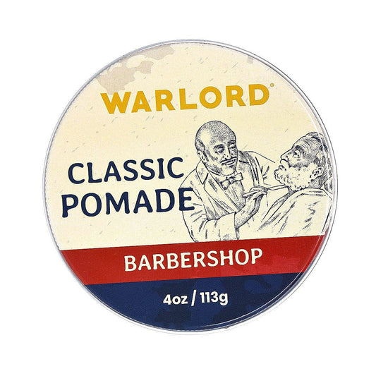 Warlord - Men's Grooming Essentials | Veteran Owned - Warlord Classic Hair Pomade – Barbershop: 4 oz