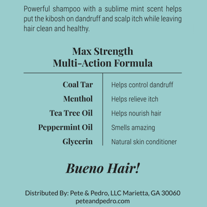 Pete & Pedro - CONTROL Extra-Strength Dandruff & Anti-itch Shampoo