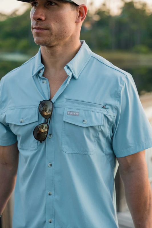 Burlebo - Dusty Blue Fishing Shirt