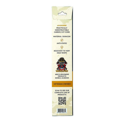 Warlord - Men's Grooming Essentials | Veteran Owned - Warlord Dresser Comb 7.5"