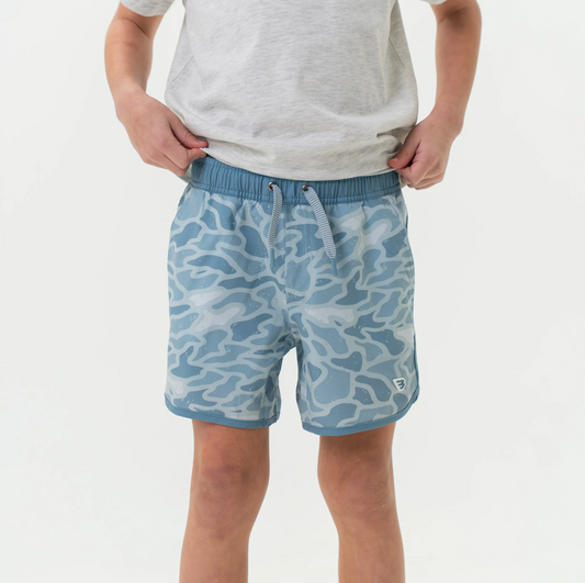 Burlebo - Youth Swim Trunks Seaside Camo
