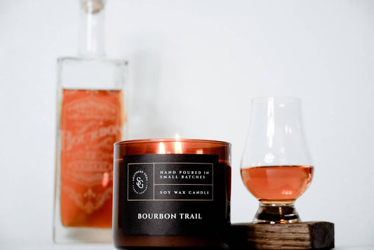 Southern Gent Candles - "Bourbon Trail" Soy/Coconut Wax Candle