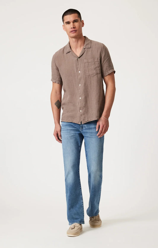 Josh Bootcut Jeans In Mid Brushed Classic Vintage Blue