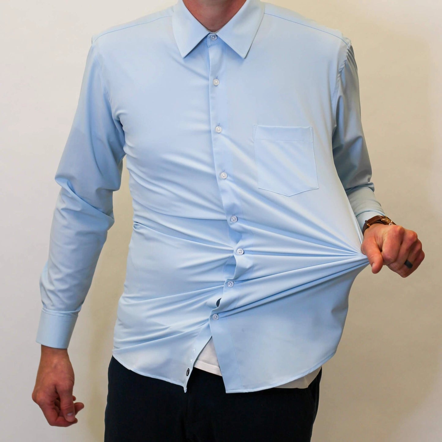 Tough Apparel - Blue Hustle Dress Shirt - Long Sleeve Regular Fit