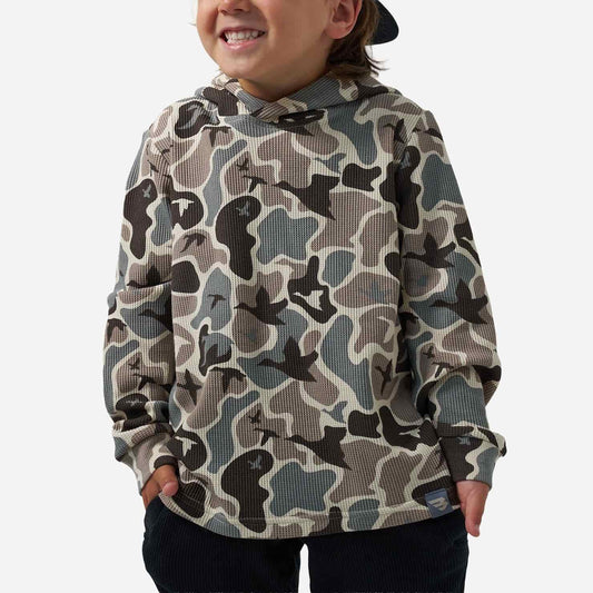 Youth Thermal Hoodie-Mallard Mayhem Camo